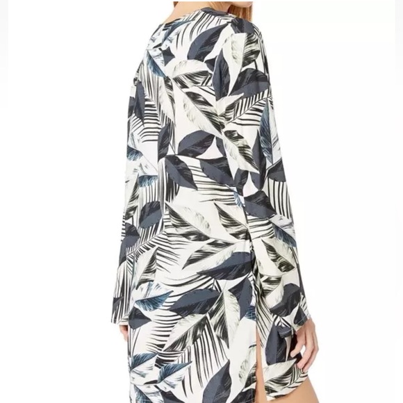La Blanca BLUE Moment of Zen Printed Tunic Dress Swim Cover-Up - Picture 3 of 8